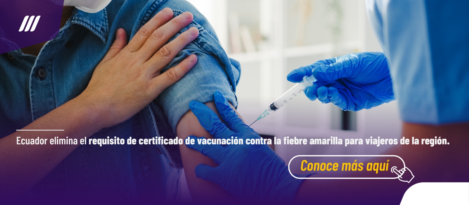 Ecuador elimina el requisito de certificado de vacunaciÃ³n contra la fiebre amarilla para viajeros de  la regiÃ³n. Conoce mÃ¡s aquÃ­: